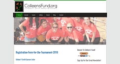 Desktop Screenshot of colleensfund.org